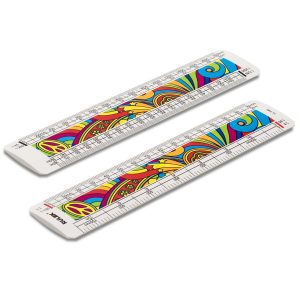 150mm Rulex architects psychedelic oval scale ruler