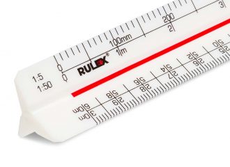 300mm Rulex triangular scale ruler