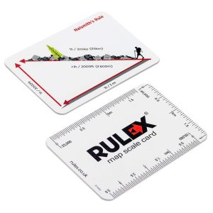 Rulex OS map scale card