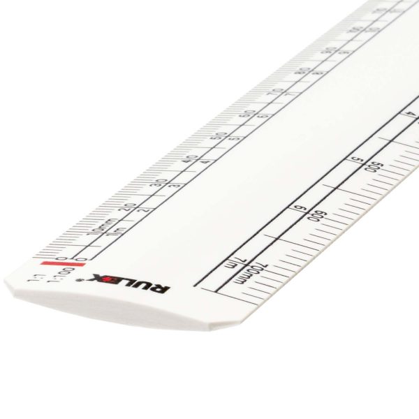 150mm Rulex architects oval scale ruler
