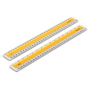 Verulam flat scale rulers